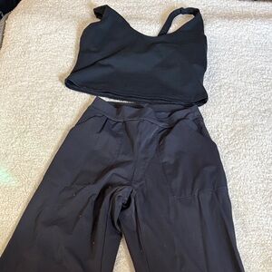 Navy blue Yoga democracy athleisure set